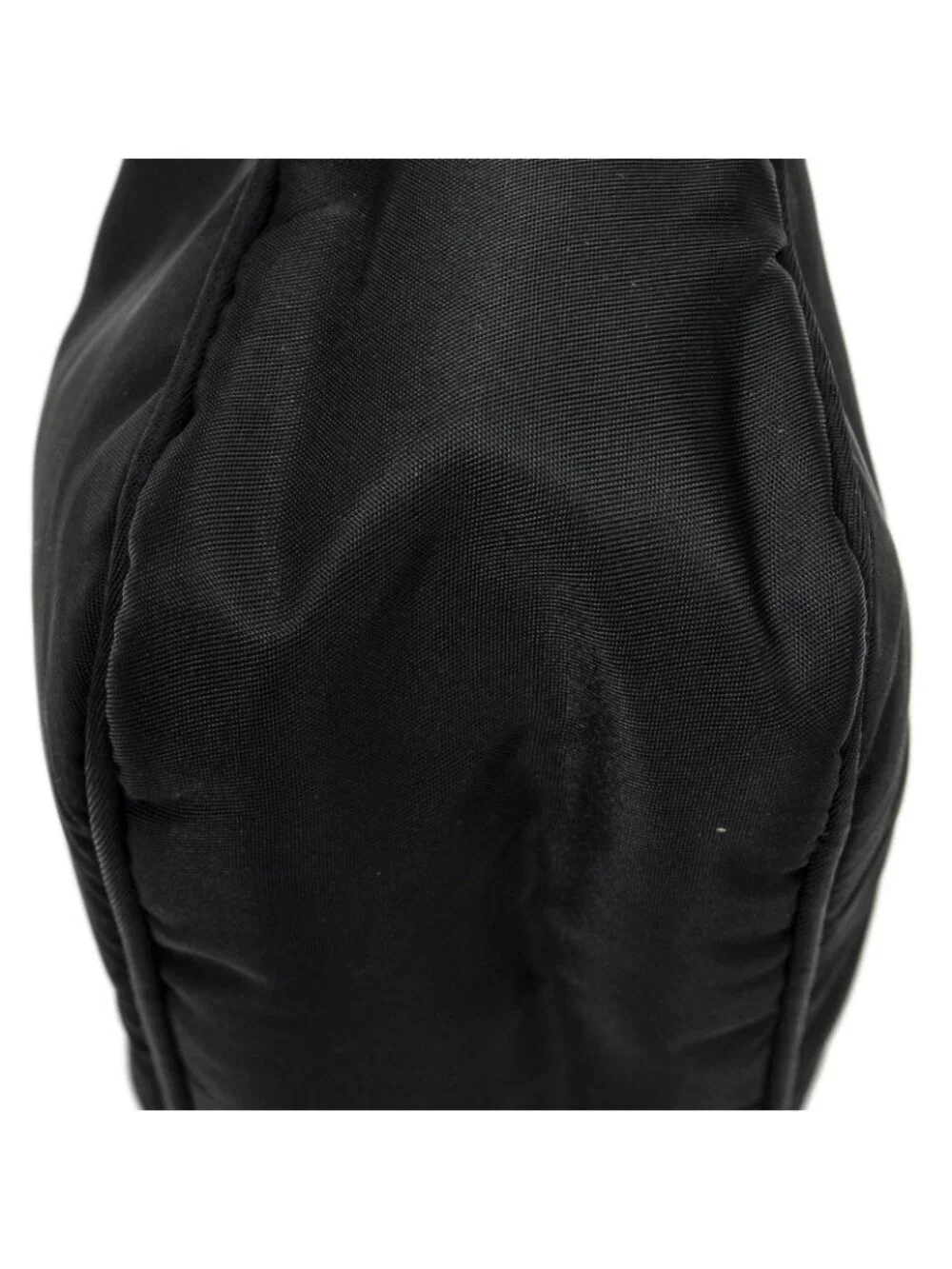 Prada Mini Zip Hobo Black Nylon Canvas - Picture 8 of 10